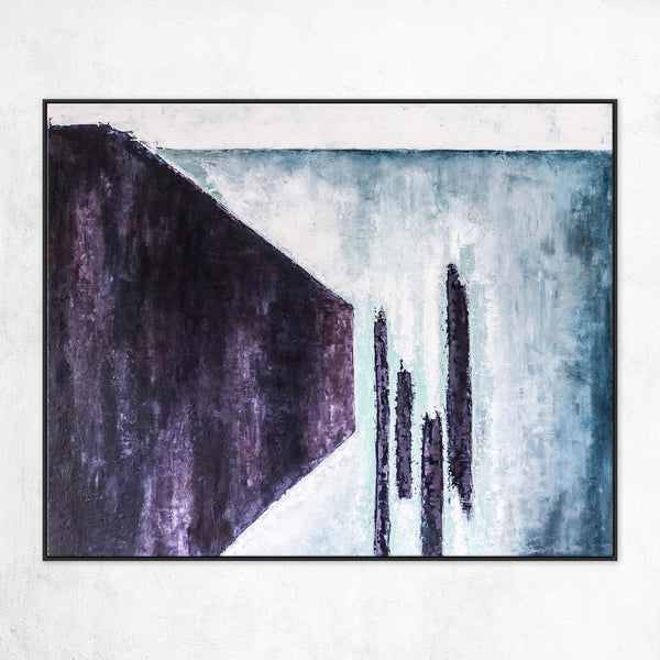 Power & Ambition in a Modern Original Abstract Acrylic Painting, Large Expressionist Canvas Wall Art | Absolute