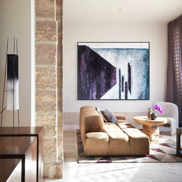 Power & Ambition in a Modern Original Abstract Acrylic Painting, Large Expressionist Canvas Wall Art | Absolute