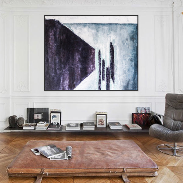 Power & Ambition in a Modern Original Abstract Acrylic Painting, Large Expressionist Canvas Wall Art | Absolute