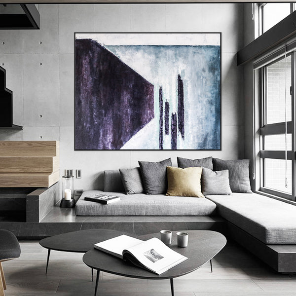 Power & Ambition in a Modern Original Abstract Acrylic Painting, Large Expressionist Canvas Wall Art | Absolute