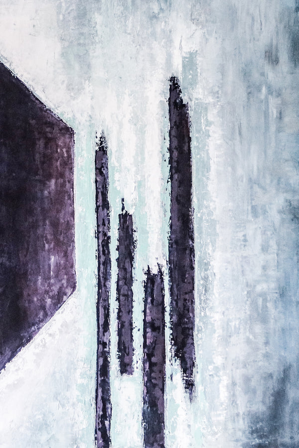 Power & Ambition in a Modern Original Abstract Acrylic Painting, Large Expressionist Canvas Wall Art | Absolute