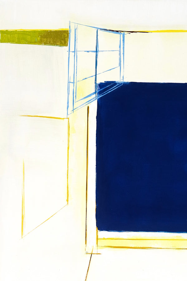 Minimalist Scenic Original Abstract Acrylic Painting, Modern Canvas Wall Art Depicting Beautiful Landscapes | Arles