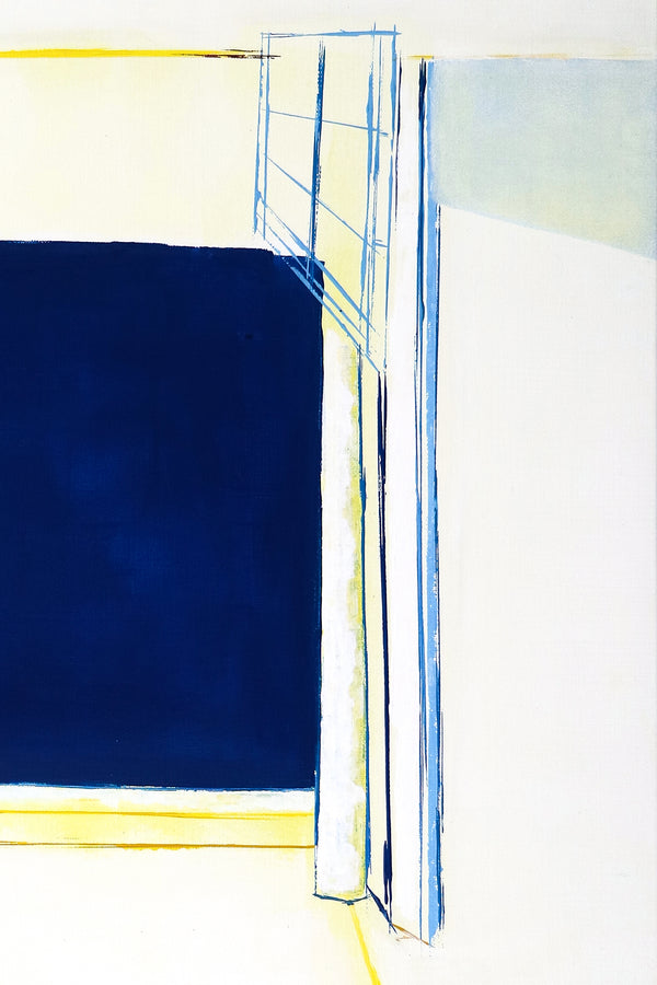 Minimalist Scenic Original Abstract Acrylic Painting, Modern Canvas Wall Art Depicting Beautiful Landscapes | Arles