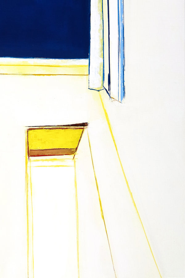 Minimalist Scenic Original Abstract Acrylic Painting, Modern Canvas Wall Art Depicting Beautiful Landscapes | Arles