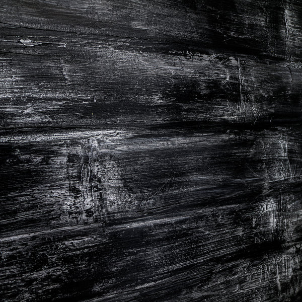 2 Set of Modern Expressionism Abstract Painting, Black & White Canvas Art in Minimalism | Black Abstract (2 Set)
