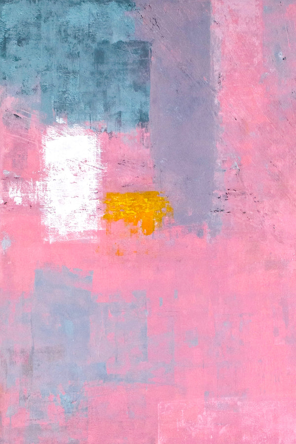 Modern Abstract Original Painting Emphasizing the Ambiguity of Boundaries, Large Canvas Wall Art | Compassion