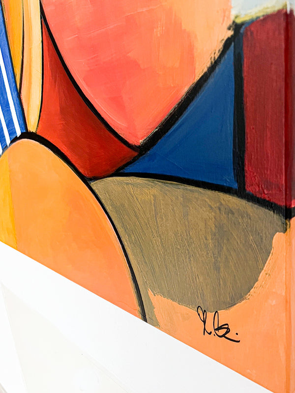 Abstract Painting Original, Expressionism in Modern Abstract Wall Art | Compositio II (43"x43")