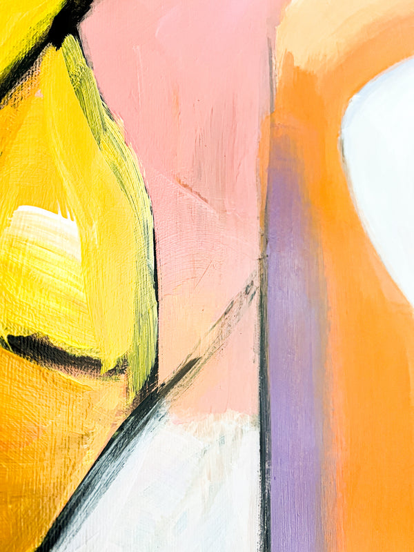 Abstract Painting Original, Expressionism in Modern Abstract Wall Art | Compositio II (43"x43")