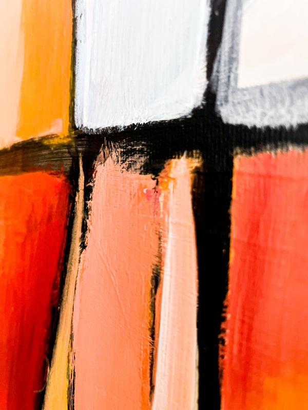 Abstract Painting Original, Expressionism in Modern Abstract Wall Art | Compositio I (43"x43")
