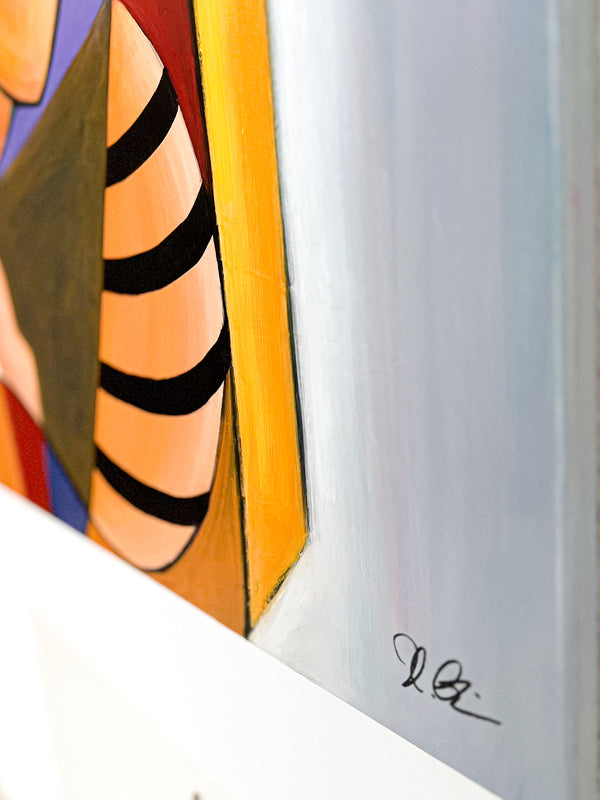 Abstract Painting Original, Expressionism in Modern Abstract Wall Art | Compositio I (43"x43")