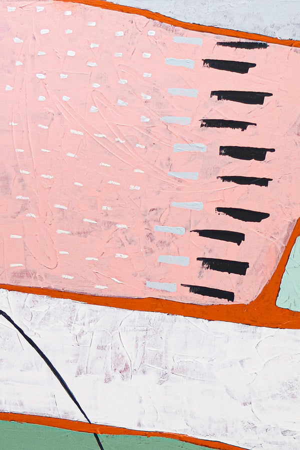 Vibrant Modern Abstract Original Acrylic Painting, Canvas Wall Art Infusing Spaces with Lively Energy | Edith