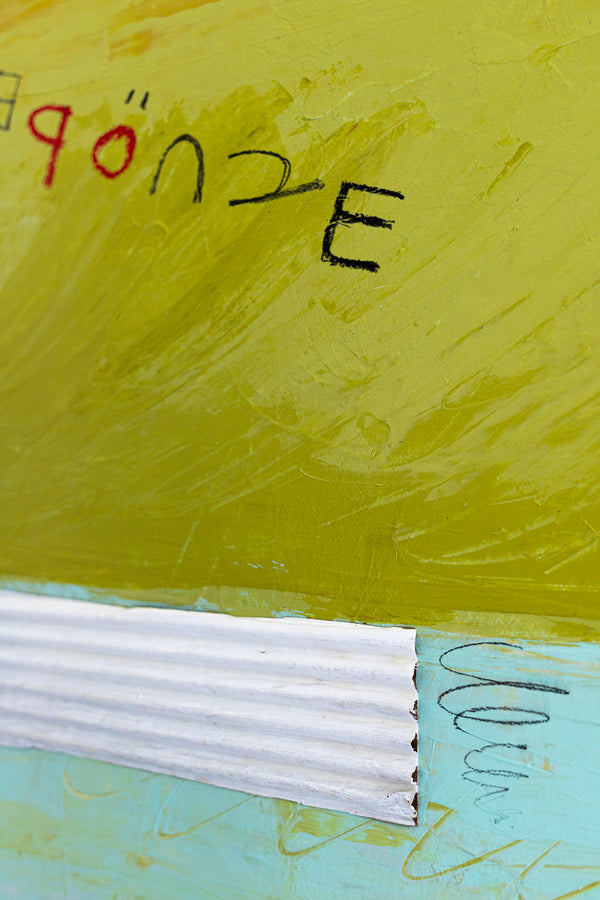 Original Modern Abstract Painting with Vibrant Colors and Expressive Brush Strokes | Epoche II (36"x36")