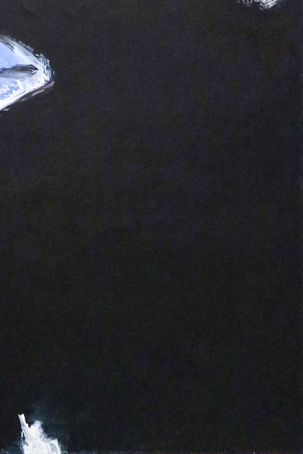 Expressionist Abstract Original Acrylic Painting, Red & Black Modern Canvas Wall Art | The unbearable lightness