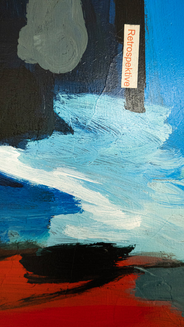 Abstract Painting Original, Expressionism in Modern Abstract Wall Art |  Fons (43"x35")