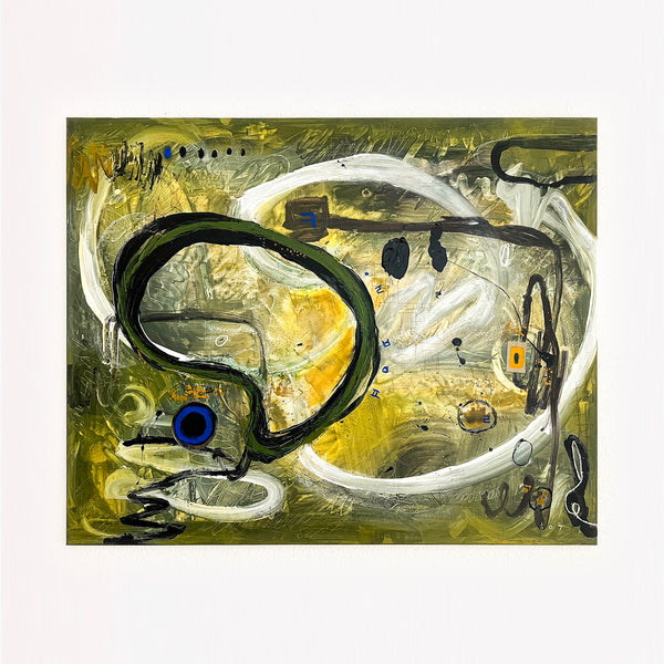 Abstract Painting Original, Expressionism in Modern Abstract Wall Art | Freiburg II (50"x40")