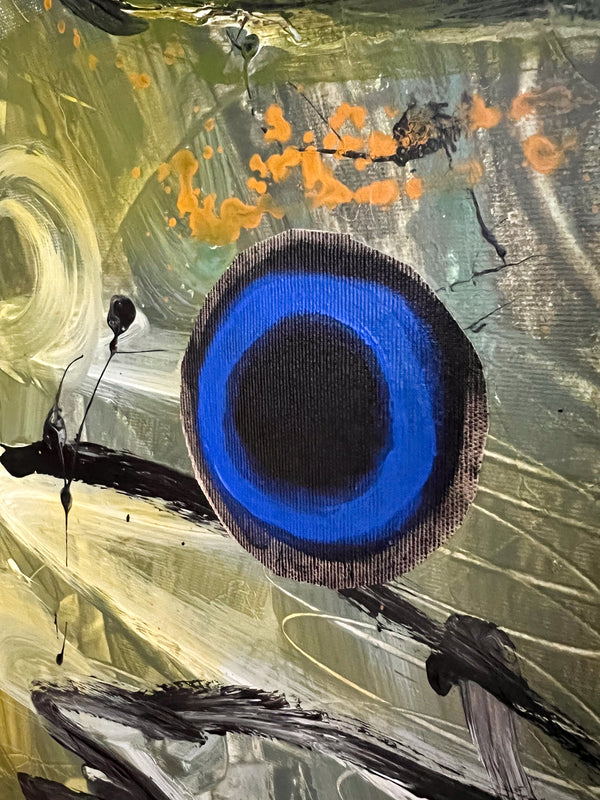 Abstract Painting Original, Expressionism in Modern Abstract Wall Art | Freiburg II (50"x40")