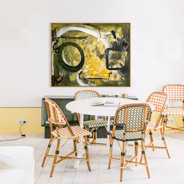 Abstract Painting Original, Expressionism in Modern Abstract Wall Art | Freiburg I (50"x40")