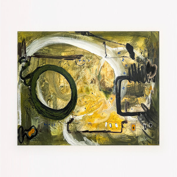 Abstract Painting Original, Expressionism in Modern Abstract Wall Art | Freiburg I (50"x40")