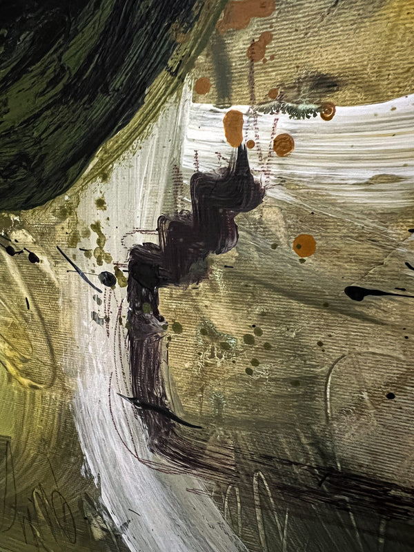 Abstract Painting Original, Expressionism in Modern Abstract Wall Art | Freiburg I (50"x40")