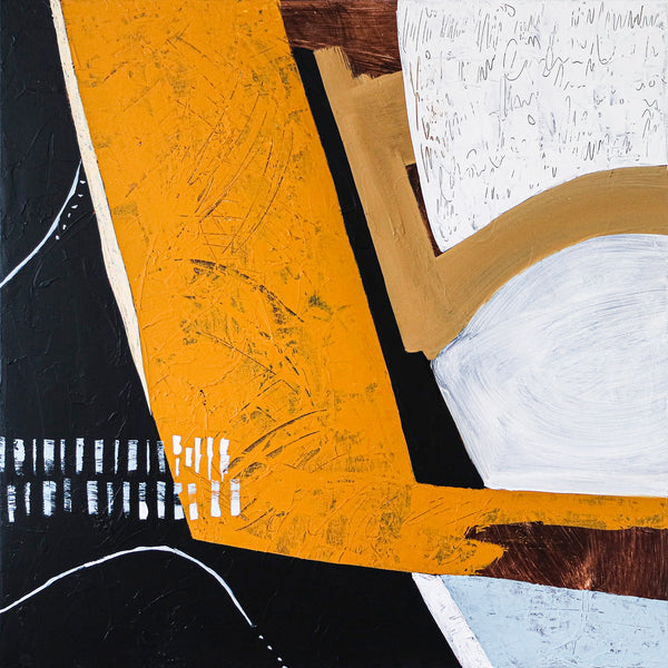 Romantic Anguish Embodied in Modern Abstract Original Acrylic Painting, Minimal & Peaceful Canvas Wall Art | Gorki