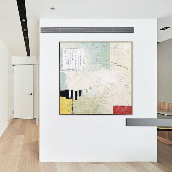 Unconscious Longings in Original Abstract Acrylic Modern Painting, Large Contemporary Canvas Wall Art | Home II