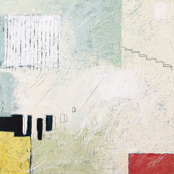 Unconscious Longings in Original Abstract Acrylic Modern Painting, Large Contemporary Canvas Wall Art | Home II