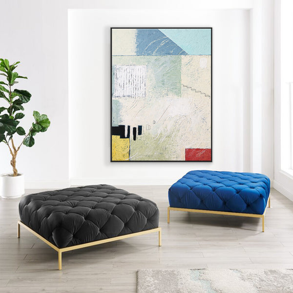 Unconscious Longings in Acrylic Abstract Painting, Original Contemporary Modern Canvas Wall Art | Home