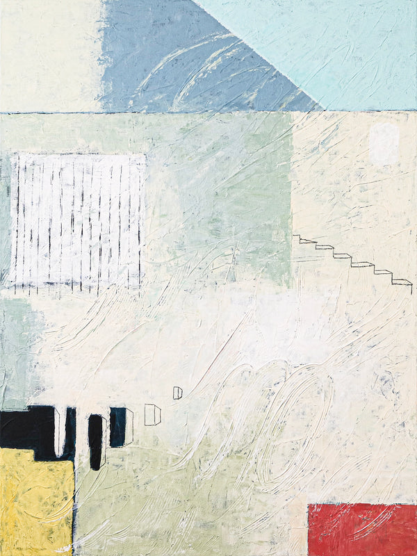 Unconscious Longings in Acrylic Abstract Painting, Original Contemporary Modern Canvas Wall Art | Home