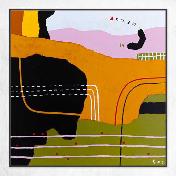 Modern Original Abstract Painting in Acrylic, Sophisticated Blend of Classic and Style Large Canvas Wall Art | Keme