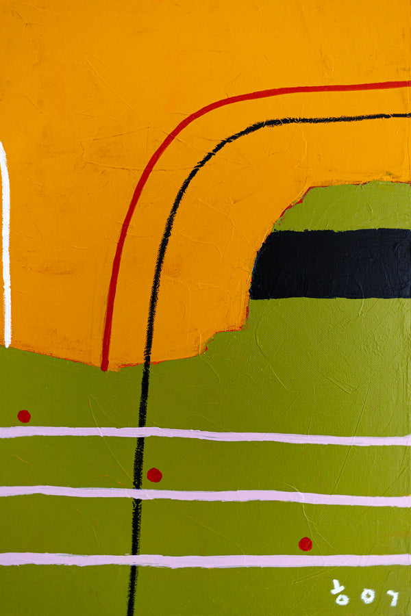 Modern Original Abstract Painting in Acrylic, Sophisticated Blend of Classic and Style Large Canvas Wall Art | Keme