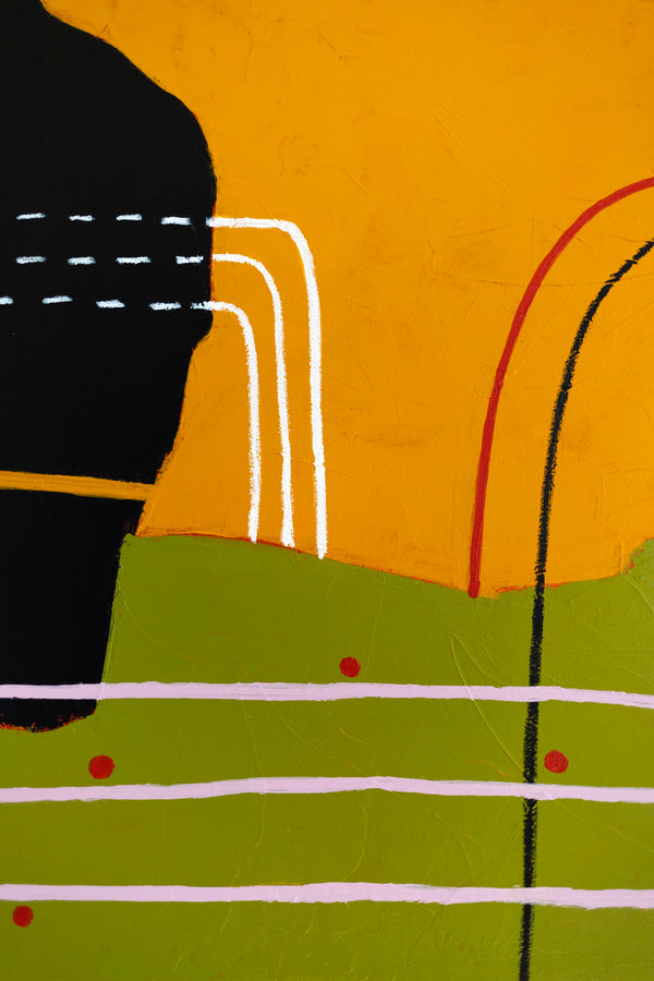 Modern Original Abstract Painting in Acrylic, Sophisticated Blend of Classic and Style Large Canvas Wall Art | Keme