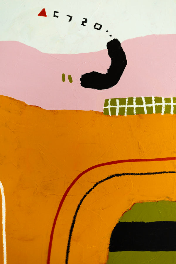 Modern Original Abstract Painting in Acrylic, Sophisticated Blend of Classic and Style Large Canvas Wall Art | Keme