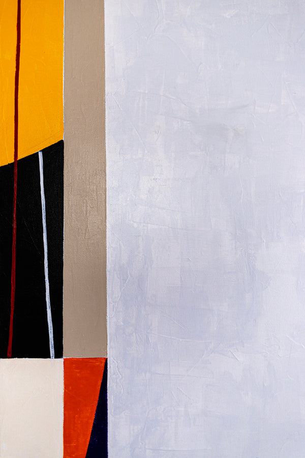 Original Large Abstract Paintings in Acrylic, Geometric Minimalist Contemporary Modern Canvas Wall Art | Komp