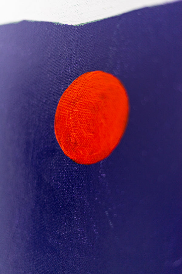 Large Original Abstract Painting in Acrylic, Symbolic Expression Large Colorful Modern Canvas Wall Art | Kusnoci