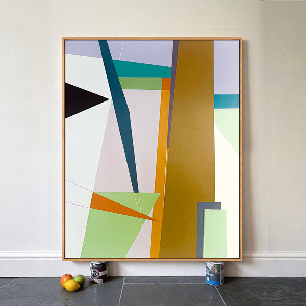 Abstract Painting Original, Expressionism in Modern Abstract Wall Art | Logica Lineae (40"x50")