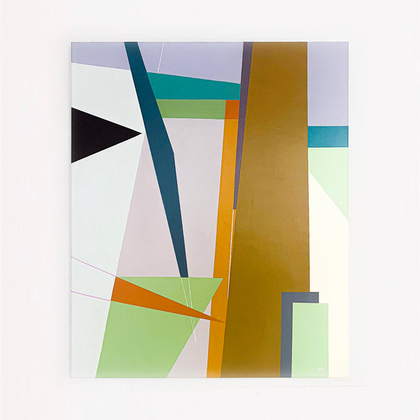 Abstract Painting Original, Expressionism in Modern Abstract Wall Art | Logica Lineae (40"x50")