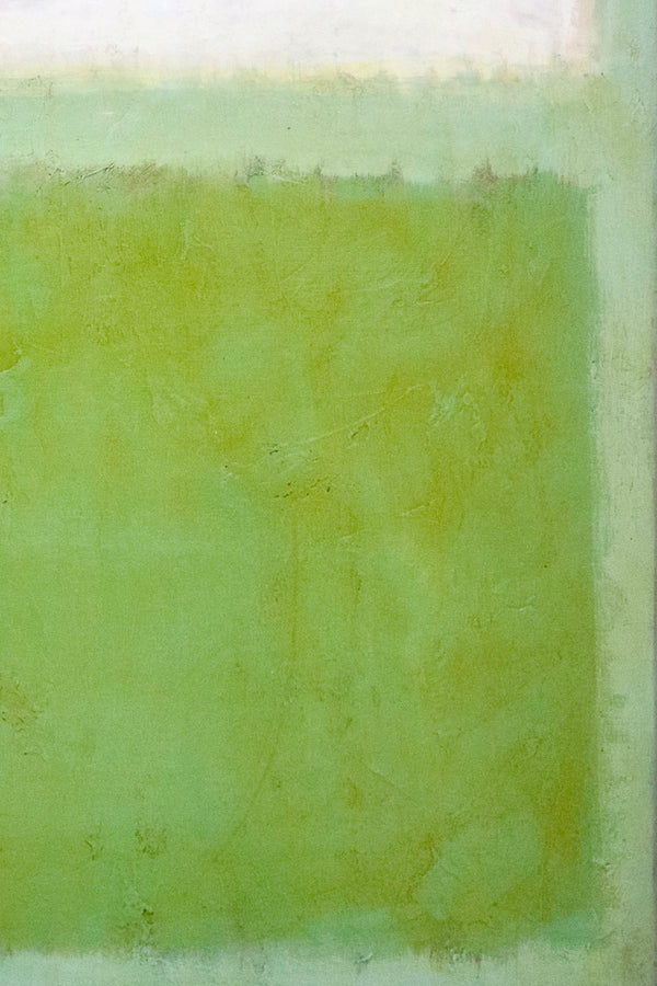 Original Abstract Painting of Rothko-Inspired, Large Modern Canvas Wall Art in Conveying Warmth and Peace | Meadow