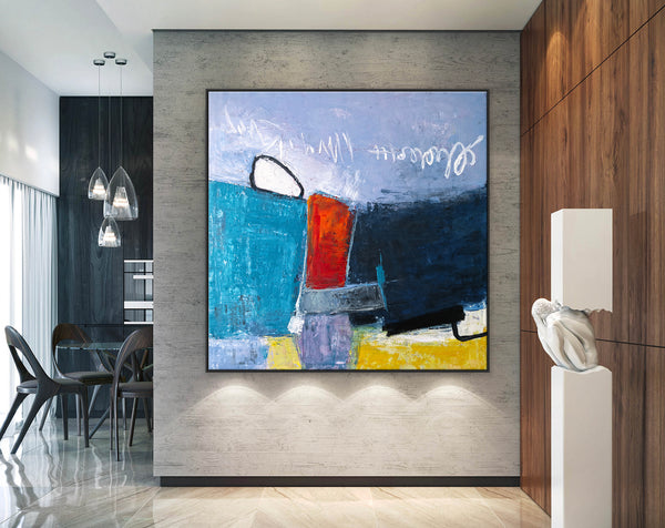 Light & Energy in Original Abstract Acrylic Painting, Large Contemporary Modern Canvas Colorful Wall Art | Mediate