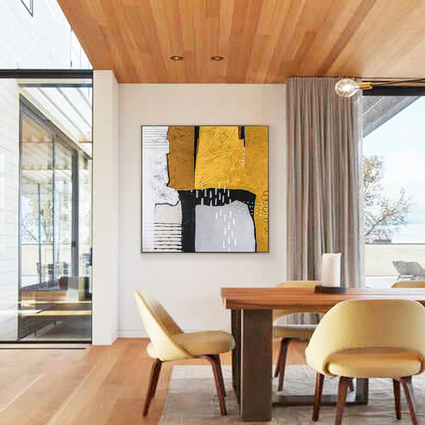 Pure Essence in Large Abstract Original Acrylic Painting, Modern Contemporary Canvas Wall Art | Non being