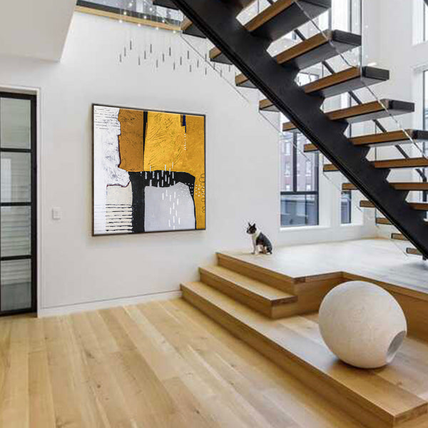 Pure Essence in Large Abstract Original Acrylic Painting, Modern Contemporary Canvas Wall Art | Non being