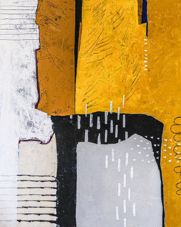 Pure Essence in Large Abstract Original Acrylic Painting, Modern Canvas Wall Art | Non being (Vertical Ver.)