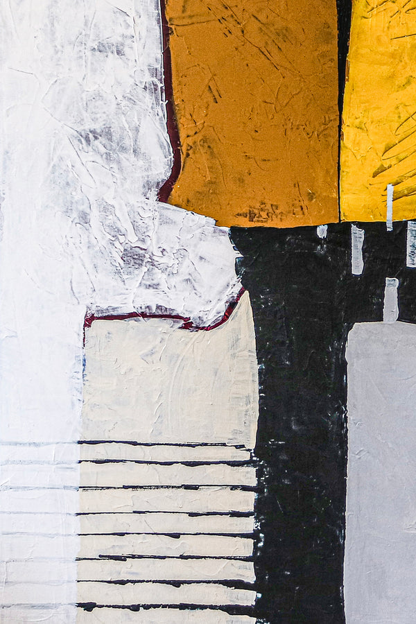 Pure Essence in Large Abstract Original Acrylic Painting, Modern Canvas Wall Art | Non being (Vertical Ver.)