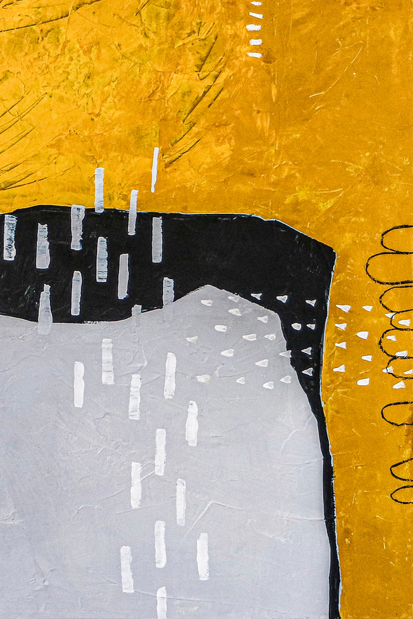 Pure Essence in Large Abstract Original Acrylic Painting, Modern Canvas Wall Art | Non being (Vertical Ver.)