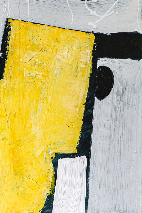 Playful Large Original Abstract Painting in Acrylic, Modern Canvas Wall Art of Childhood Memories | Nostalgia