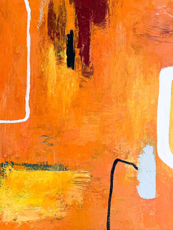 Abstract Painting Original, Expressionism in Modern Abstract Wall Art |  Sapientia (33"x43")