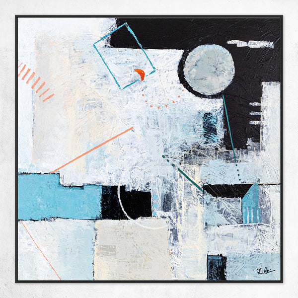 Romantic Symphony in Original Abstract Acrylic Painting, Modern Contemporary Large Canvas Wall Art | Serenade