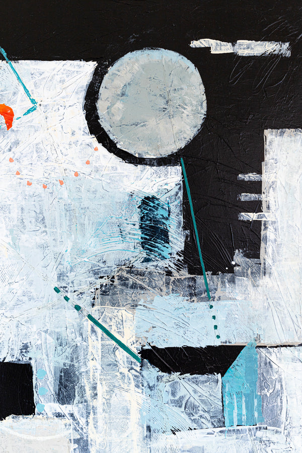 Romantic Symphony in Original Abstract Acrylic Painting, Modern Contemporary Large Canvas Wall Art | Serenade