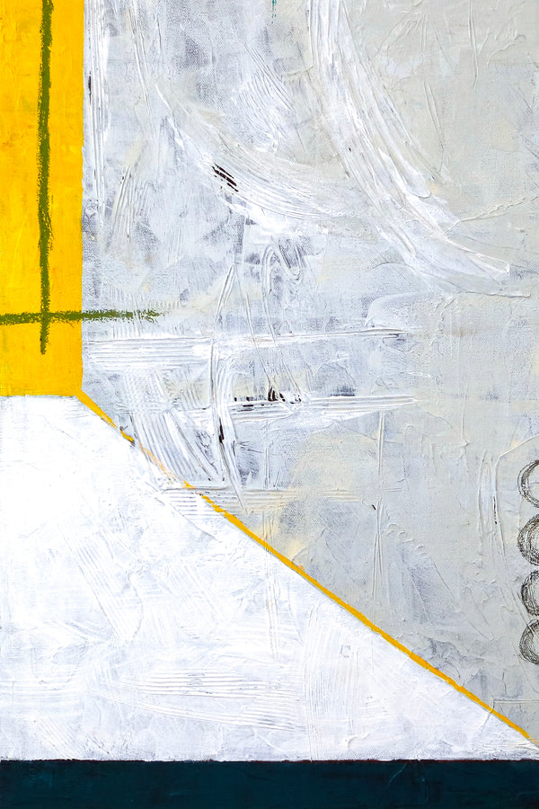 Geometric Abstract Original Acrylic Painting, Colorful Large Modern Wall Art for Contemporary Interiors | Shade