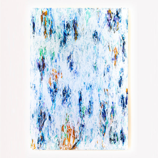 Nostalgic Expressions in Acrylic Modern Abstract Painting, Dreamy Memories in Expressionism | Solace (48"x72")