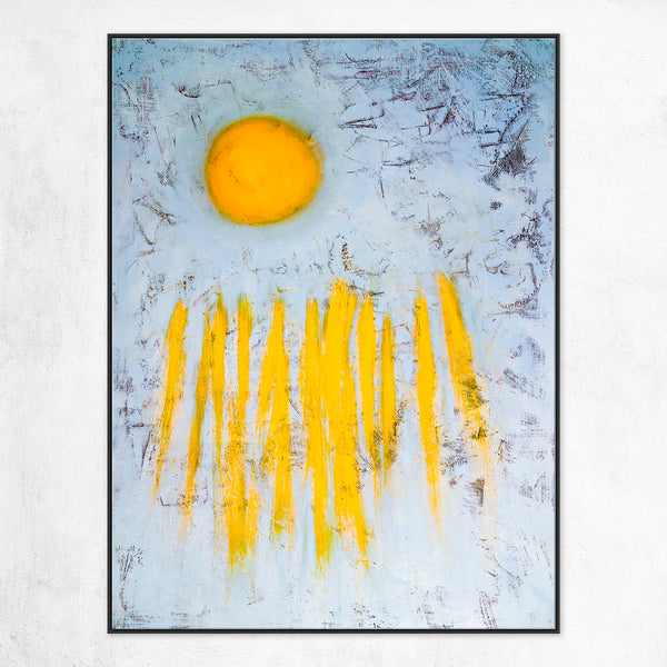 Original Expressionist Abstract Acrylic Painting, Large Modern Wall Art Symbolizing Hope, Ambition & Pride | Sole